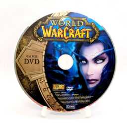 World Of Warcraft Pc Upcycled Dvd Disc Clock Video Game Gift Various Discs & Colours - thumbnail 3