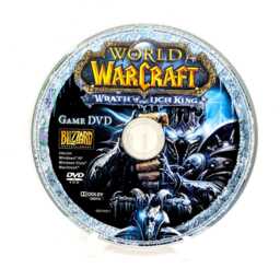 World Of Warcraft Pc Upcycled Dvd Disc Clock Video Game Gift Various Discs & Colours - thumbnail 2