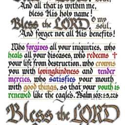 Digital - Psalm 1031-5, 22 Hand Lettered Calligraphy Print Download- Beautiful Scripture Christian Wall Art - thumbnail 2