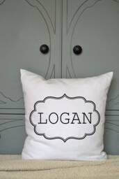 Children's Personalized Gift, Teen Boys Pillow, Girls Newborn Baby Name Custom Phrase 2 - thumbnail 1