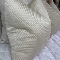 Handmade Cream Throw Pillow Cover - Beaumont Textiles Textured Fabric, Adriana Cushion - thumbnail 4