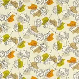 Sanderson Maple Leaf Cushion Cover Autumn Cotton Throw Pillow - thumbnail 2