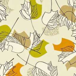 Sanderson Maple Leaf Cushion Cover Autumn Cotton Throw Pillow - thumbnail 3