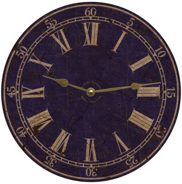 Blue Wall Clock - image 1