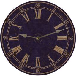 Blue Wall Clock - thumbnail 3