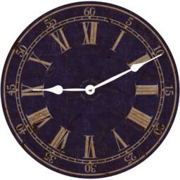 Blue Wall Clock - thumbnail 2