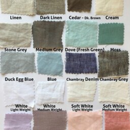 Linen Dust Ruffle With Mini Ruffles, Linen Bedskirt, Bed Skirts, Vintage Shabby Chic Bedding, Skirt, Queen Skirt - thumbnail 4