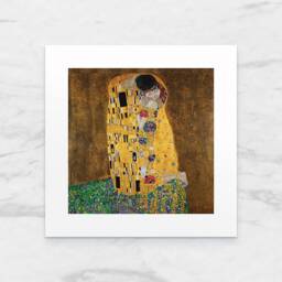Photo Art Print With Passe-Partout The Kiss By Gustav Klimt - thumbnail 2