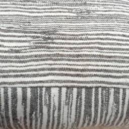 Moroccan Kilim Pouf , Floor Pillow , Handmade , 100% Wool. Size 60x60x23 cm - thumbnail 2