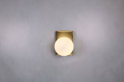 Wall Lighting Globe Lamp Gold Brass Vanity Light Fixture, Sconce - Opal Model Ranor Design #554