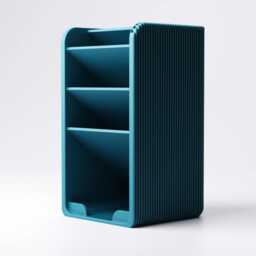 Tiered Pen Holder - Slim Desk Organiser 3 Section Tray