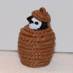 Baby Emperor Penguin in Rope Basket - thumbnail 3