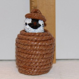 Baby Emperor Penguin in Rope Basket - thumbnail 4