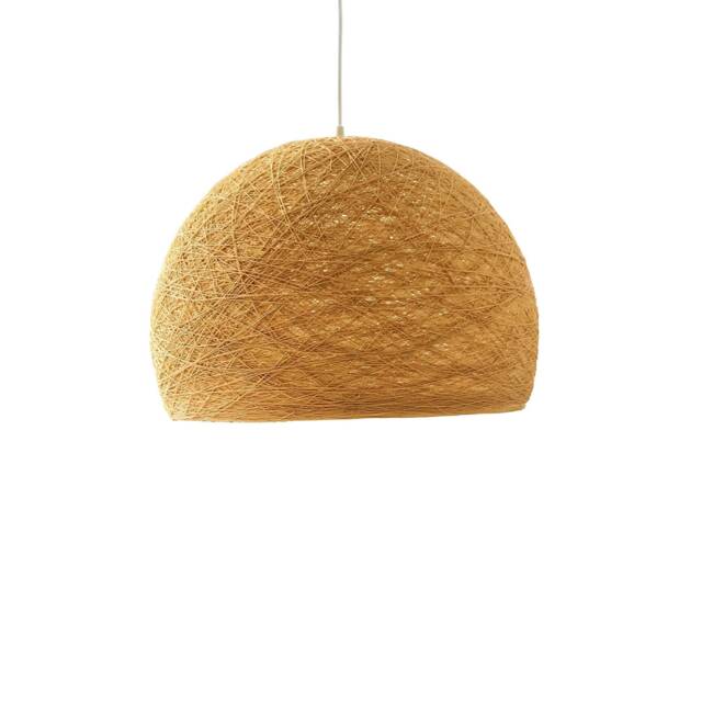 Pendant Light Plug in Nordic Design, Scandinavian Hanging Light, Modern Lamp, Ceiling Lighting, Nursery Pendant - Half Sphere - image 1