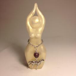 Skadi Story Goddess Statue, Wolf - Statue, Figurine, Lupa, Abnoba, Norse, Story Goddess, Wolf, Shaman - thumbnail 1