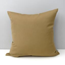 Sale, Set Of Four Brass Sunbrella?? Outdoor Pillow Covers, Modern Throw Cushions For Patio & Dining Chairs, Old Gold, Mazizmuse