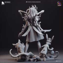 American Mcgee's Alice 3D Printed Figure 110 Scale - thumbnail 4