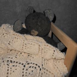 Yellow Handmade Hand-Knitted Cozy Luxe Baby Throw Afghan Or Blanket in Two Sizes - thumbnail 3
