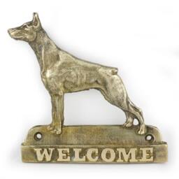 Doberman, Dog Welcome, Hanging Decoration, Limited Edition, Artdog - thumbnail 2
