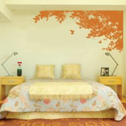 Large Wall Tree Top Nursery Decal Art With Birds 1148 - 6 Feet Wide - thumbnail 3
