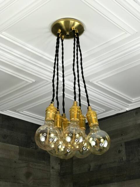 Elysium Cluster Pendant 6 Light 6In Globe Kitchen Semi Flush - image 1