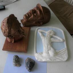 "Sculpture in Stone ""African Lady" - thumbnail 3