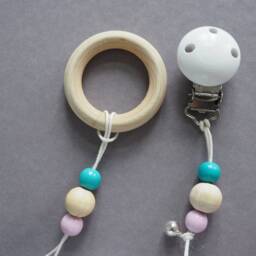 Clip On Toy, Unicorn, Pram Chain, Stroller Baby, Maxi Cosi, Present Baby Shower - thumbnail 4