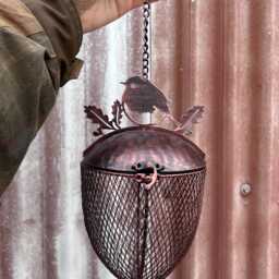Acorn Bird Feeder/Robin Peanut For Birds/ Gift/ Acorn/ Mothers Day - thumbnail 2