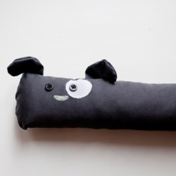 Dog Doorstop Door Stop Stopper Draught Excluder Custom Wedge Breeze Block Stuffed Animal Snake Noodle - thumbnail 2