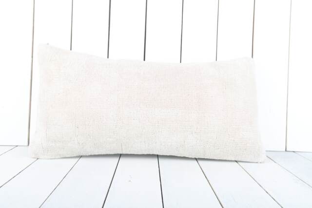 Kilim Lumbar Pillow Cover Vintage Turkish Home Decor - 12x24 Inch - image 1