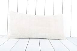 Kilim Lumbar Pillow Cover Vintage Turkish Home Decor - 12x24 Inch - thumbnail 1