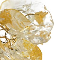 Ceiling Light Fixtures With Flowers & Leaves At Gold Clear Color - thumbnail 3