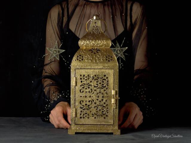 Gift Morocco Decor Large Lantern Centerpiece, Floor Lamp, Table Lantern, Bedside Oriental - image 1