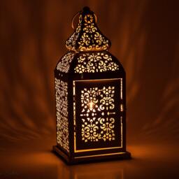 Gift Morocco Decor Large Lantern Centerpiece, Floor Lamp, Table Lantern, Bedside Oriental - thumbnail 3