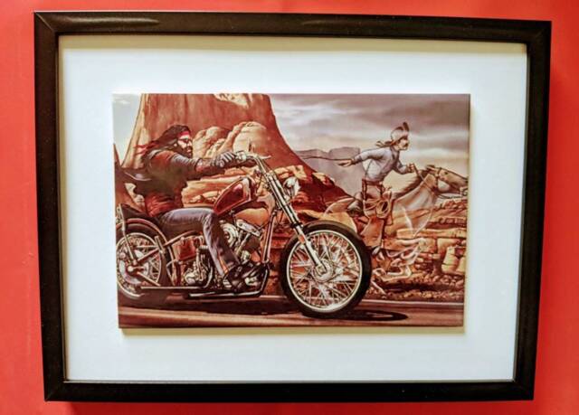 "Iron Horse Ceramic Wall Art Tile, 8"" By 12" - image 1