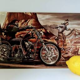 "Iron Horse Ceramic Wall Art Tile, 8"" By 12" - thumbnail 3