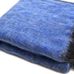 Yak Wool Blanket Light Weight Soft Oversized Shawl Throws Meditation Wrap Hand-Loomed Nepal - thumbnail 2