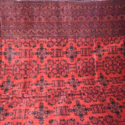 Afghan Rugs, Custom Size, Beautiful Handmade Oriental Rug, Turkmen Bukhara Area, Large Turkoman Rug, Tribal Rug - thumbnail 3