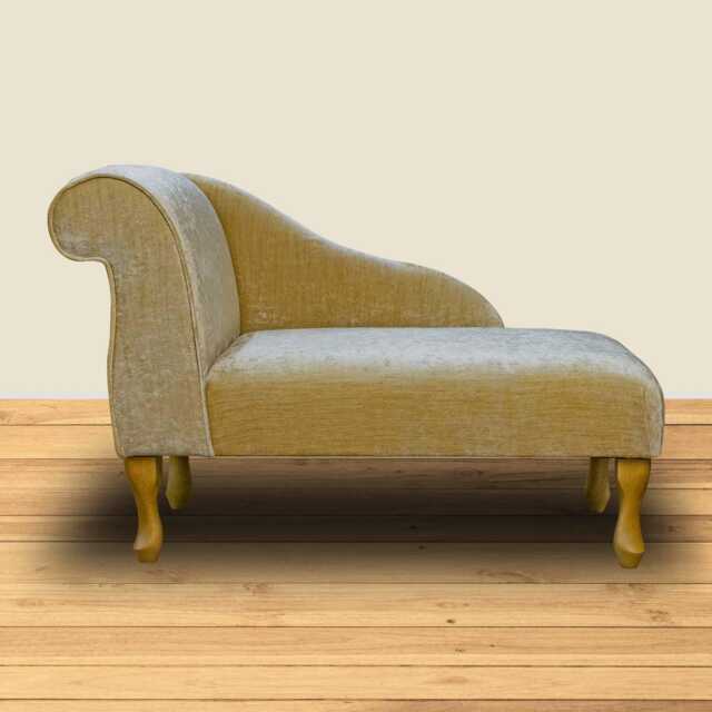 Caramel Slub Chaise Longue - Handmade in Britain - image 1