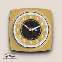 Mid- Century Atomic Wall Clock - Available in 8 Colours - thumbnail 4