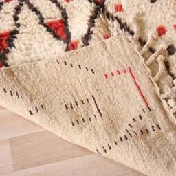 Vintage Boujaad Rug, Authentic Moroccan Rug 3x5 Ft - thumbnail 4