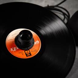 "Retro Vinyl Record Lamp Pendant Set Of 3 - Black - 7"", 10"", 12" - thumbnail 4