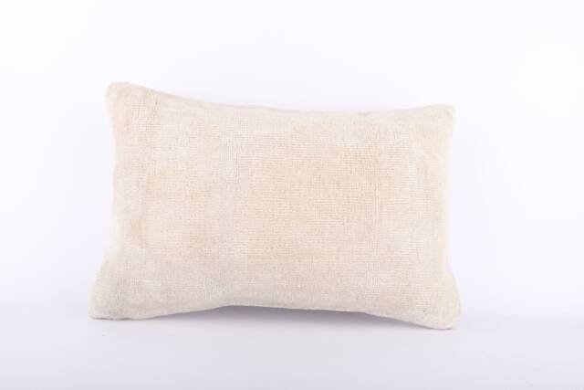 Handwoven Turkish Kilim Lumbar Pillow Bohemian Home Decor - 16x24 Inch - image 1