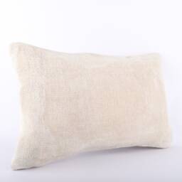 Handwoven Turkish Kilim Lumbar Pillow Bohemian Home Decor - 16x24 Inch - thumbnail 2