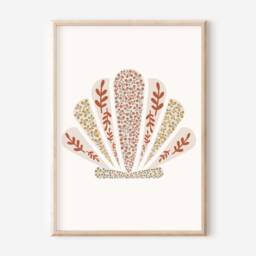 Mermaid, Shell & Ocean Themed Prints For A Nursery, Little Girls Room Or Playroom. - Prints Only - thumbnail 3