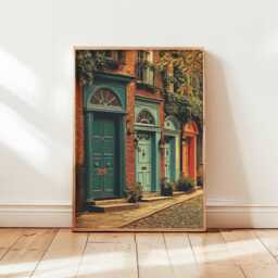 Dublin Poster, Ireland Travel Print, City Wall Art, Irish Landscape Decor, Posters, Vintage Prints, Artwork Gift - thumbnail 1