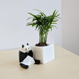 Panda Gardening Stake Topper - Cute Garden Tool Art - thumbnail 2