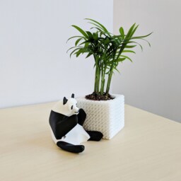 Panda Gardening Stake Topper - Cute Garden Tool Art - thumbnail 3