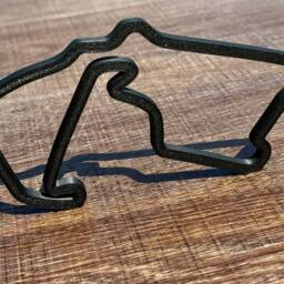 F1 Mini Series Silverstone & Other Circuits Free Standing Wall Art - Add Speed & Style To Your Home D??cor - thumbnail 2