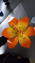 Metal Tiger Lily Steel Anniversary Bouquet, Handmade